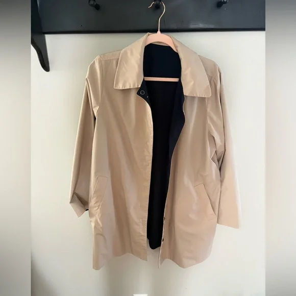 Trench Coat Shell Jacket - Picture 1 of 4